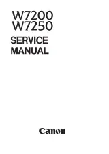 2002 Canon W7200/W7250 Service Manual (P/N AY3-4302-S02) – preview page 3
