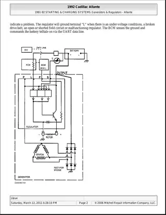 1990-1992 Cadillac Allante shop manual Preview image 2