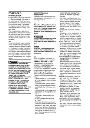 Yamaha YZ450F 2018 Service and Maintenance Manual Preview image 2