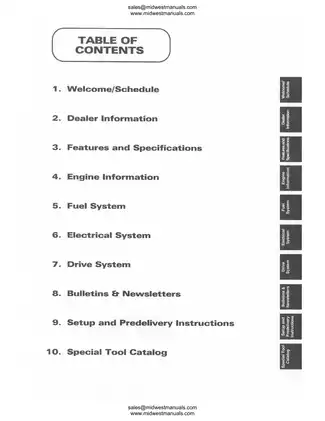 1997-1998 Arctic Cat Tigershark PWC service training manual Preview image 3