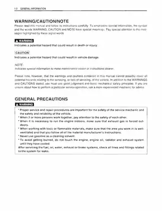 Suzuki LT-R450K6 2006 Model Service Manual and Repair Guide Preview image 2