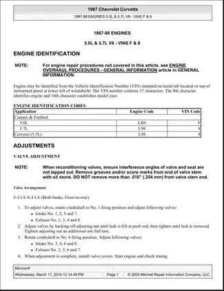 1988-1992 Chevrolet CK pickup truck repair manual Preview image 1