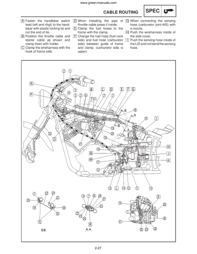 1999–2009 Yamaha V-Star 1100 Classic Service Manual – preview page 1