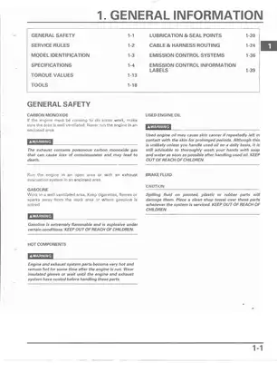 1997-1998 Honda Blackbird CBR1100xx service manual Preview image 4