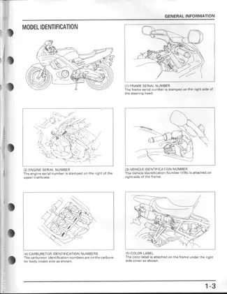 1995-1998 Honda CBR600F3 service manual Preview image 3