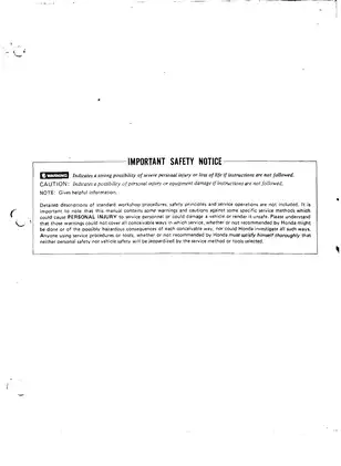 Honda CB750SC Nighthawk Shop Manual (1984) - Complete Guide for Maintenance and Repair Preview image 2