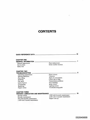 Clymer Honda 450 & 500cc Twins Manual (1965-1977) - Comprehensive Service Guide Preview image 3