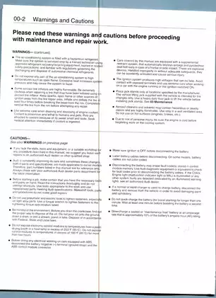 Audi A6 Service Manual (1998-2004) - Comprehensive Repair and Maintenance Guide Preview image 4