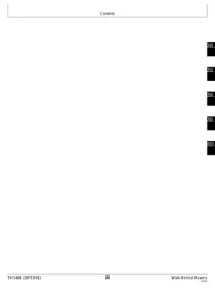 John Deere 38, 48 and 54-Inch Commercial Walk-Behind Mower Technical Manual (TM1488) Preview image 5
