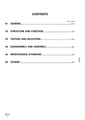 Komatsu D41E, D41p-6 bulldozer shop manual Preview image 2