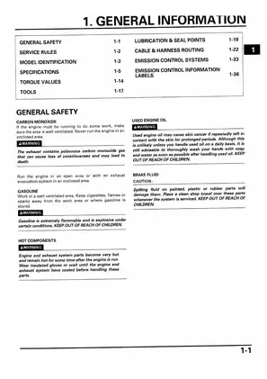 1997-2001 Honda VT600C, Shadow VLX shop manual Preview image 3