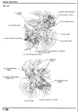 1990–1996 Honda VFR750F Service Manual (P/N 61MT406) – preview page 1