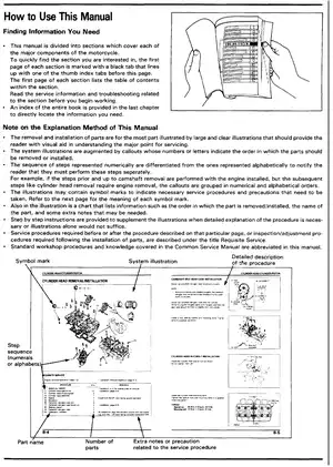 1990-1996 Honda VFR750F service manual Preview image 5