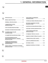 2004–2012 Honda CRF250X Service Manual (P/N 11340-KRN-A00) – preview page 5