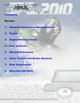 2010 Arctic Cat Bearcat, Crossfire, M-Series Snowmobile Service Manual (P/N 2258-669) – preview page 1
