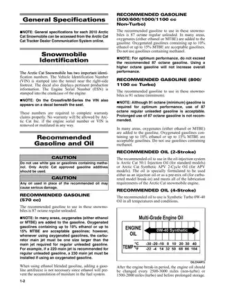 2010 Arctic Cat snowmobile all models service manual Preview image 3