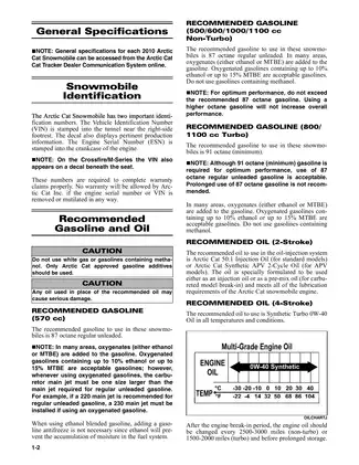 Comprehensive Arctic Cat Snowmobile Service Manual (2010 Models) Preview image 3