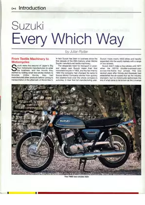 Detailed Service and Repair Manual for Suzuki GSF600 & GSF1200 Bandit (1995-2001) Preview image 5