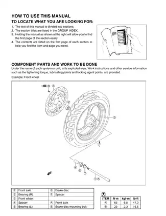2005-2009 Suzuki VZ800 Marauder  repair manual Preview image 3