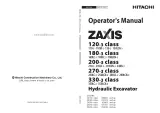 2008 Hitachi ZAXIS -3 ZX Series Hydraulic Excavator Operator's, Maintenance & Service Manual (P/N EM1U1-EN3-1) – preview page 1