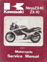 1988–1990 Kawasaki Ninja ZX-10 Factory Service Manual (P/N 99924-1098–02) – preview page 1