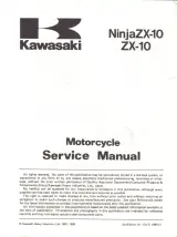 1988–1990 Kawasaki Ninja ZX-10 Factory Service Manual (P/N 99924-1098–02) – preview page 4