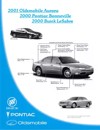 2001-2003 Oldsmobile Aurora shop manual Preview image 1