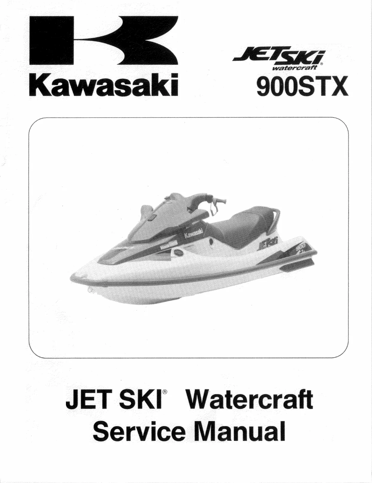 1997-2000 Kawasaki 900 STX, JT900 Jet Ski repair manual