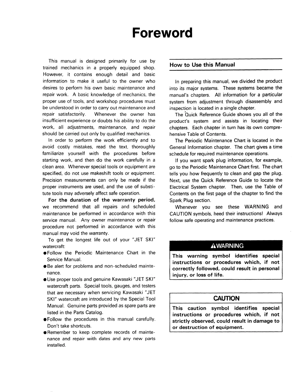 1997-2000 Kawasaki 900 STX, JT900 Jet Ski repair manual Preview image 5