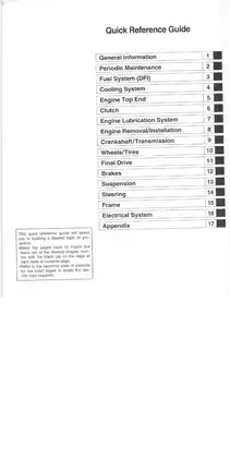 2003-2005 Kawasaki ZX-10R Ninja motorcycel service manual Preview image 2