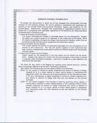 1986-2000 Kawasaki GTR1000 Concours motorcycle service manual Preview image 4