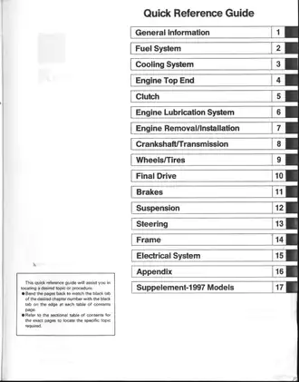 1994-1997 Kawasaki Ninja ZX-9R service manual Preview image 2
