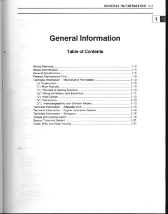 1994-1997 Kawasaki Ninja ZX-9R service manual Preview image 3