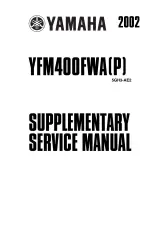 2002 Yamaha YFM400FWA(P) Kodiak 400 ATV Supplementary Service Manual OEM (P/N LIT-11616-16-02) – preview page 1