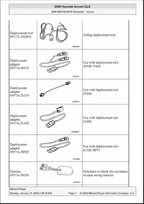 2006-2008 Hyundai Accent GLS repair manual Preview image 3