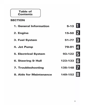 1994 Arctic Cat Tigershark PWC service manual Preview image 3