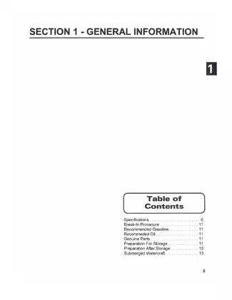 1994 Tigershark Service Manual - Comprehensive Maintenance & Troubleshooting Guide Preview image 4