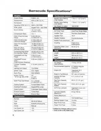 1994 Arctic Cat Tigershark PWC service manual Preview image 5