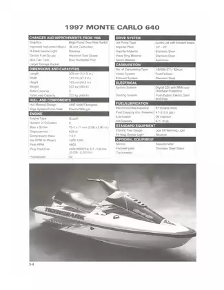 1997 Tigershark Watercraft Service Manual - Montego & Daytona Series Preview image 4