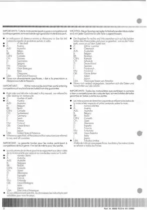 2000-2005 Husqvarna TE 410 SM 410 TE 610 SM 610 repair manual Preview image 3