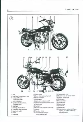 1978-1981 Yamaha XS1100, XS11 service manual Preview image 2