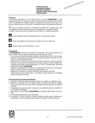 Husqvarna TE 250-510 & SMR 450-510 Workshop Manual (2006 Edition) Preview image 4