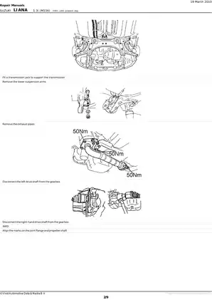 2002-2007 Suzuki Aerio shop manual Preview image 2