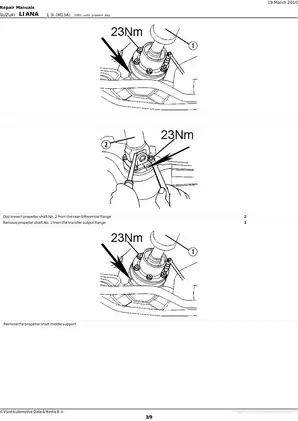 Suzuki 2002-2007 Suzuki Aerio shop manual manual preview page 3 - thumbnail