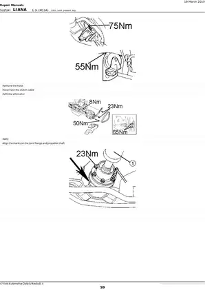 Suzuki 2002-2007 Suzuki Aerio shop manual manual preview page 5 - thumbnail