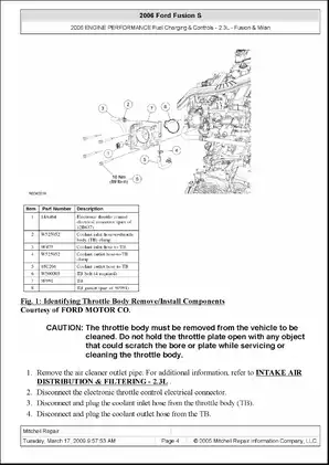 2006 Lincoln Zephyr shop manual Preview image 4