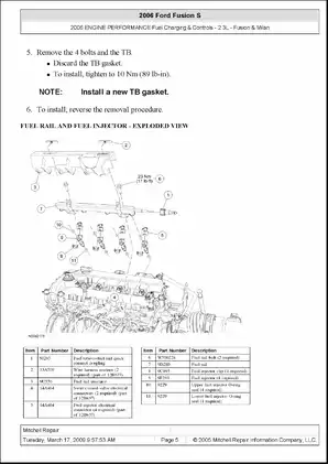 2006 Lincoln Zephyr shop manual Preview image 5