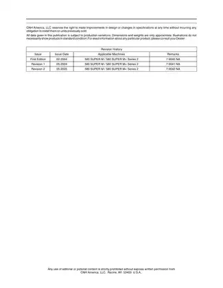 Case 580 Super M, Case 580 Super M+ series 2 loader backhoe parts catalog Preview image 2