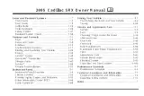 2004–2008 Cadillac SRX Service & Repair Manual – preview page 1