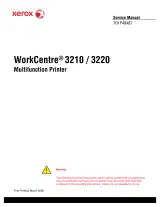 2009 Xerox WorkCentre 3210/3220 Multifunction Printer Service Manual (P/N 701P49487) – preview page 3
